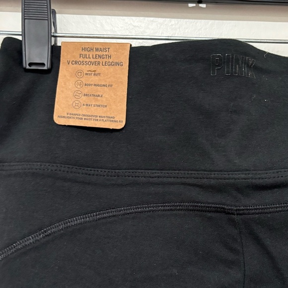 Brand New Pink Victoria’s Secret leggings black - Picture 3 of 5